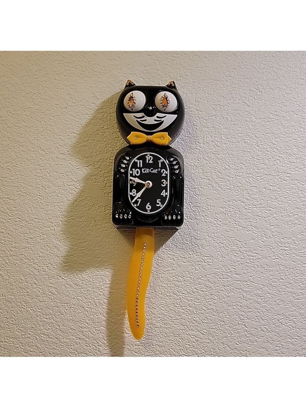 Jeweled Kit-Cat Klock clock SUPER RARE - Picture 3 of 5